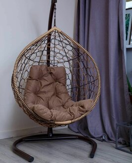 Подвесное кресло (коричневое)